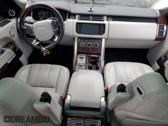2016 Land Rover Range Rover HSE с VIN SALGS2PF9GA290265, выставлен на аукционе Copart как лот 45559855 с пробегом 52 103 миль миль и Списание • Salvage title. История ставок и продаж доступна на DreamBid. Изображение 8.