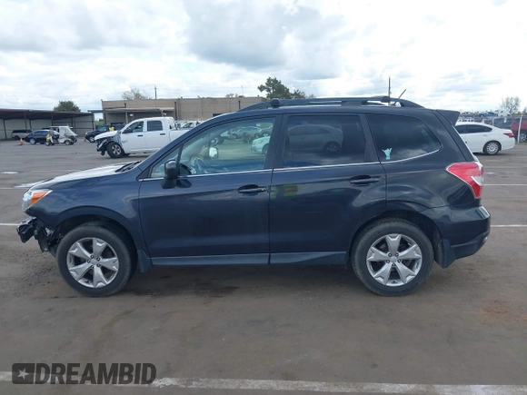 2014 Subaru Forester 2.5i Limited with VIN JF2SJAHC9EH448029, listed as a IAAI auction lot 41919935 with 153,728 mi miles. Bid and sale history available at carsss.com. Image 14.