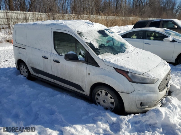 2022 Ford Transit Connect Van XLT with VIN NM0LS7T25N1521498, listed as a Copart auction lot 43711955 with 244,457 mi miles and Clean Title. Bid and sale history available at carsss.com. Image 4.
