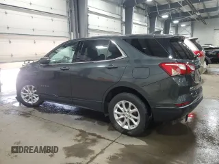 2018 Chevrolet Equinox LT with VIN 3GNAXJEV9JS644043, listed as a Copart auction lot 47387545 with 90,648 mi miles and Salvage Title. Bid and sale history available at DreamBid. Image 2.