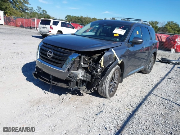 2022 Nissan Pathfinder Platinum with VIN 5N1DR3DK9NC268101, listed as a IAAI auction lot 41277151 with 51,197 mi miles. Bid and sale history available at carsss.com. Image 2.