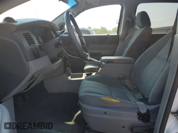 2008 Dodge Durango SXT with VIN 1D8HD38N28F154938, listed as a Copart auction lot 59943355 with 204,935 mi miles and Salvage title. Bid and sale history available at DreamBid. Image 7.