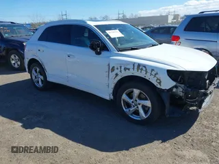 2019 Audi Q3 Premium with VIN WA1AECF37K1077089, listed as a IAAI auction lot 41742732 with 61,038 mi miles and . Bid and sale history available at DreamBid. Image 17.