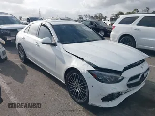 2024 Mercedes-Benz C 300 with VIN W1KAF4GB9RR237814, listed as a IAAI auction lot 42248104 with 3,045 mi miles and . Bid and sale history available at DreamBid. Image 1.