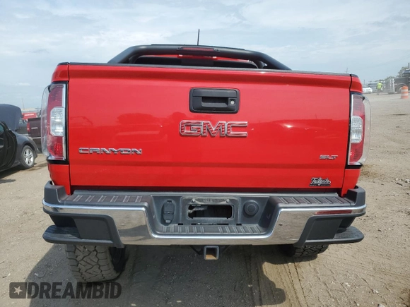 2016 GMC Canyon 4WD SLT with VIN 1GTG6DE34G1160359, listed as a Copart auction lot 69891914 with 0 mi miles and Salvage Title. Bid and sale history available at carsss.com. Image 6.