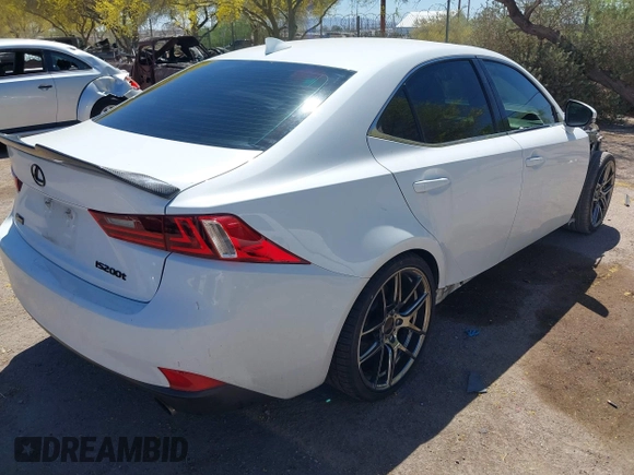 2016 Lexus IS 200t with VIN JTHBA1D28G5037445, listed as a IAAI auction lot 42034808 with 107,951 mi miles and . Bid and sale history available at DreamBid. Image 4.