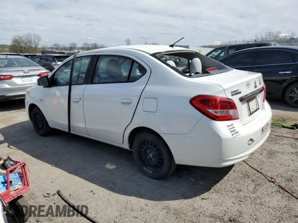 2017 Mitsubishi Mirage ES with VIN ML32F3FJ4HHF10735, listed as a Copart auction lot 54632945 with 78,161 mi miles and Clean title. Bid and sale history available at DreamBid. Image 2.