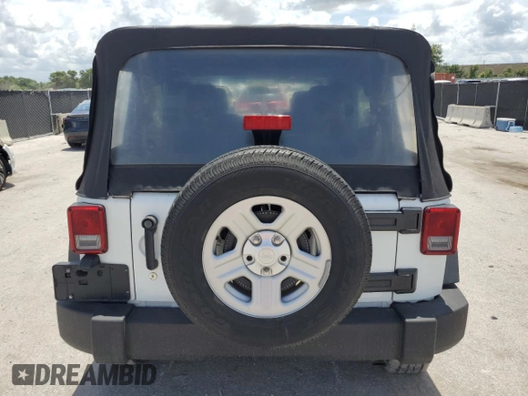 2016 Jeep Wrangler Unlimited Sport с VIN 1C4BJWDG9GL145305, выставлен на аукционе Copart как лот 59391845 с пробегом 101 425 миль миль и Списание • Salvage title. История ставок и продаж доступна на DreamBid. Изображение 6.