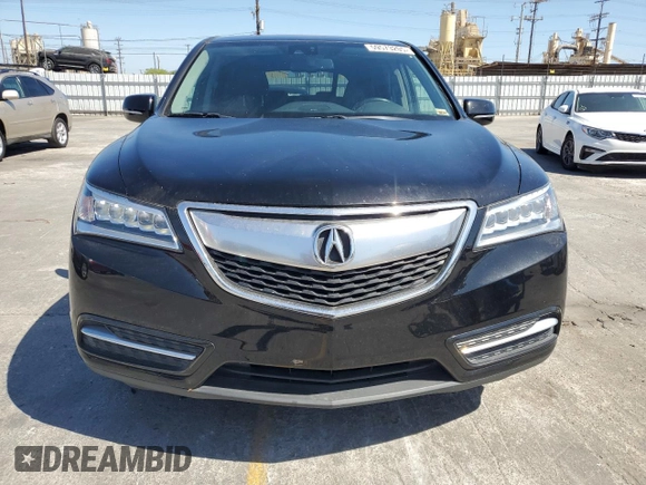 2014 Acura MDX Technology with VIN 5FRYD3H4XEB010641, listed as a Copart auction lot 59573205 with 135,968 mi miles and Salvage title. Bid and sale history available at DreamBid. Image 5.