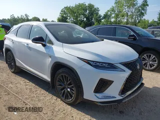2022 Lexus RX 350 F Sport with VIN 2T2YZMDA4NC309904, listed as a IAAI auction lot 42547080 with 52,912 mi miles and . Bid and sale history available at DreamBid. Image 1.