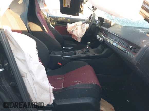 2025 Honda Civic Si z VIN 2HGFE1E56SH473441, wystawiony jako IAAI lot #41589933 z przebiegiem 493 mil mil oraz . Historia ofert i sprzedaży dostępna na DreamBid. Obrazek 5.