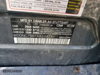 2010 Mercedes-Benz S-Class S 550 with VIN WDDNG7BB7AA294281, listed as a Copart auction lot 44939225 with 132,195 mi miles and Clean Title. Bid and sale history available at carsss.com. Image 14.