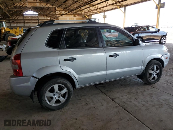 2008 Hyundai Tucson GLS with VIN KM8JM12B38U818352, listed as a Copart auction lot 71503394 with 186,965 mi miles and Salvage Title. Bid and sale history available at carsss.com. Image 3.