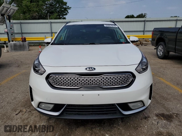 2017 Kia Niro Touring Launch Edition with VIN KNDCC3LC3H5083885, listed as a Copart auction lot 55687614 with 124,843 mi miles and Salvage Title. Bid and sale history available at carsss.com. Image 5.
