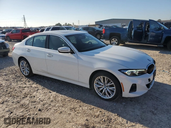 2024 BMW 3 Series 330e with VIN 3MW39FF09R8D93607, listed as a Copart auction lot 51663685 with 20,577 mi miles and Clean Title. Bid and sale history available at carsss.com. Image 4.