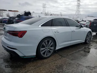 2019 Audi A6 Premium Plus with VIN WAUL2AF24KN024052, listed as a Copart auction lot 45996475 with 37,215 mi miles and Salvage Title. Bid and sale history available at carsss.com. Image 3.