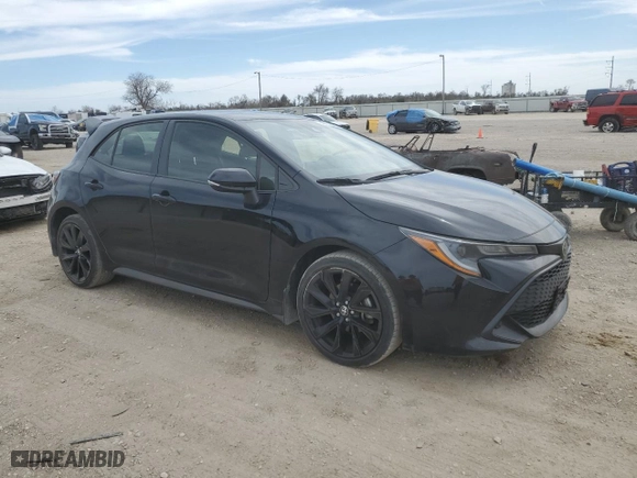 2022 Toyota Corolla Hatchback SE with VIN JTND4MBEXN3163410, listed as a Copart auction lot 49152065 with 24,312 mi miles and Salvage Title. Bid and sale history available at carsss.com. Image 4.