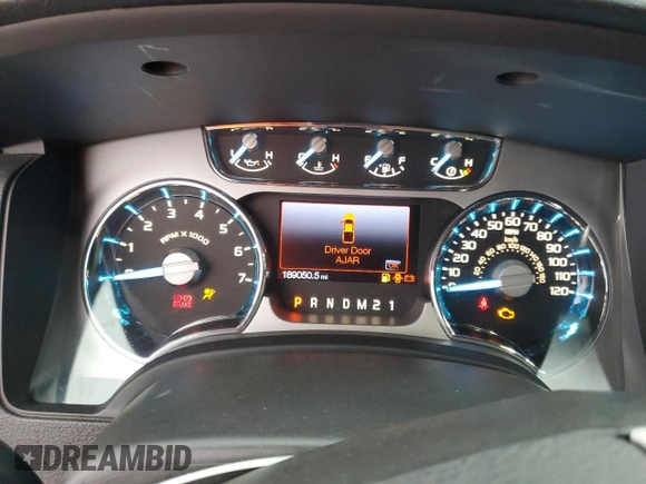 2012 Ford F-150 XL with VIN 1FTFW1ET1CFC09699, listed as a Copart auction lot 48253405 with 189,050 mi miles and Salvage Title. Bid and sale history available at carsss.com. Image 9.