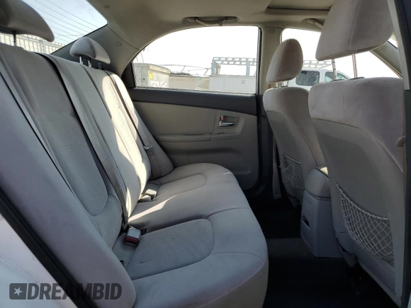2009 Kia Spectra EX with VIN KNAFE221295654167, listed as a Copart auction lot 53377745 with 131,266 mi miles and Salvage Title. Bid and sale history available at DreamBid. Image 10.