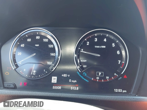 2020 BMW X2 sDrive28i with VIN WBXYH9C05L5P25132, listed as a IAAI auction lot 42269935 with 55,508 mi miles and . Bid and sale history available at DreamBid. Image 7.