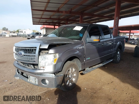 2014 Ford F-150 XL with VIN 1FTFW1CT8EKF75687, listed as a IAAI auction lot 41798973 with 119,972 mi miles. Bid and sale history available at carsss.com. Image 2.