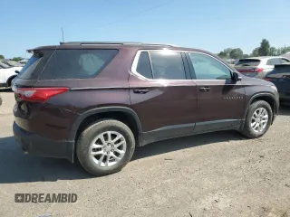 2019 Chevrolet Traverse LT Cloth with VIN 1GNERGKW9KJ218237, listed as a Copart auction lot 69588844 with 57,307 mi miles and Salvage Title. Bid and sale history available at carsss.com. Image 3.