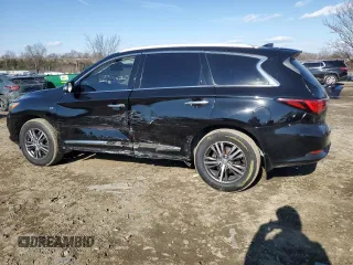2018 Infiniti QX60 with VIN 5N1DL0MM1JC504459, listed as a Copart auction lot 42913155 with 125,869 mi miles and Salvage Title. Bid and sale history available at carsss.com. Image 2.