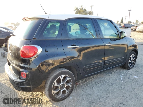 2014 FIAT 500L Easy with VIN ZFBCFABH3EZ002111, listed as a Copart auction lot 84072054 with 133,321 mi miles and Clean Title. Bid and sale history available at DreamBid. Image 3.