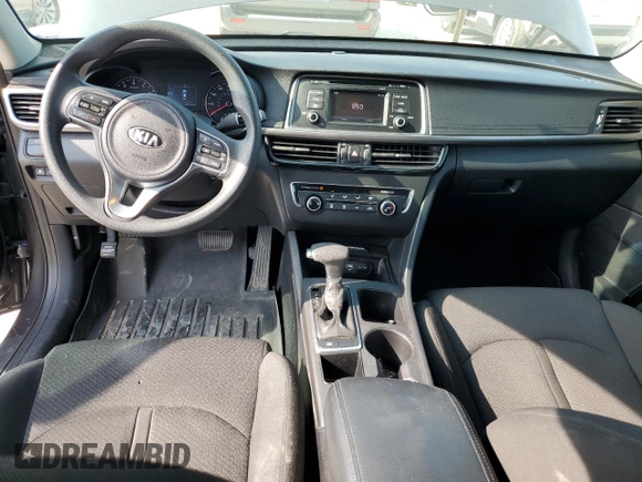 2016 Kia Optima LX with VIN KNAGT4L37G5107687, listed as a Copart auction lot 60239765 with 187,410 mi miles and Salvage title. Bid and sale history available at DreamBid. Image 8.
