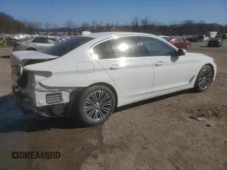 2020 BMW 5 Series 530i xDrive z VIN WBAJR7C05LBP96538, wystawiony jako Copart lot #48725965 z przebiegiem 41 471 mil mil oraz Szkoda całkowita • Salvage title. Historia ofert i sprzedaży dostępna na DreamBid. Obrazek 3.
