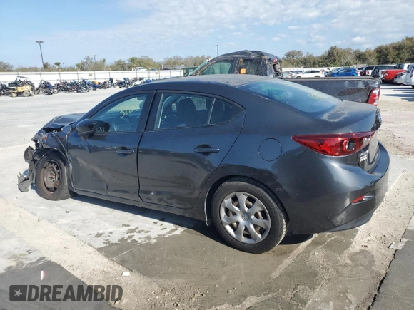 2015 Mazda 3 i SV with VIN JM1BM1T77F1247420, listed as a Copart auction lot 47079835 with 155,968 mi miles and Salvage Title. Bid and sale history available at carsss.com. Image 2.
