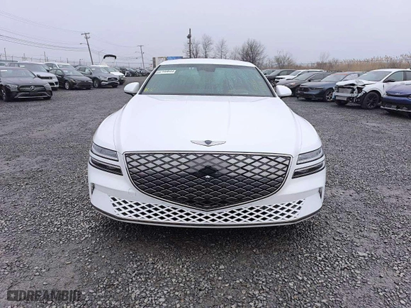 2023 Genesis Electrified G80 with VIN KMTGE4S11PU007105, listed as a Copart auction lot 49897265 with 5,283 mi miles and Clean Title. Bid and sale history available at carsss.com. Image 5.