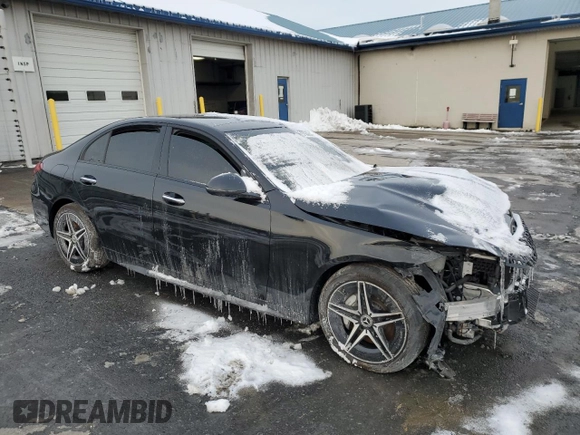 2023 Mercedes-Benz C 300 with VIN W1KAF4HB0PR152159, listed as a Copart auction lot 87599845 with Not Provided miles and Clean Title. Bid and sale history available at DreamBid. Image 4.