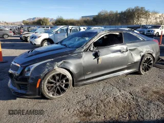 2016 Cadillac ATS-V with VIN 1G6AN1RY5G0149442, listed as a Copart auction lot 87398794 with 25,330 mi miles and Salvage Title. Bid and sale history available at carsss.com. Image 1.