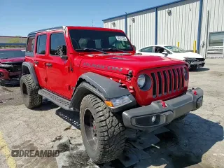 2019 Jeep Wrangler Unlimited Rubicon with VIN 1C4HJXFN7KW519171, listed as a Copart auction lot 56251325 with 69,094 mi miles and Salvage title. Bid and sale history available at DreamBid. Image 14.