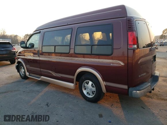 1999 Chevrolet Express z VIN 1GBFG15R7X1036862, wystawiony jako Copart lot #43567815 z przebiegiem 66 764 mil mil oraz Szkoda całkowita • Salvage title. Historia ofert i sprzedaży dostępna na DreamBid. Obrazek 2.