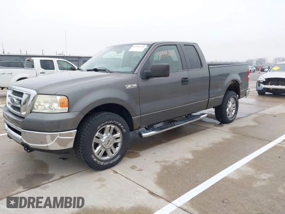 2008 Ford F-150 XLT with VIN 1FTPX14V58FC01083, listed as a IAAI auction lot 41998213 with 120,173 mi miles. Bid and sale history available at carsss.com. Image 2.