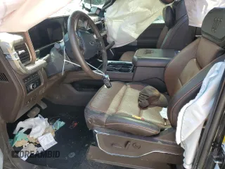 2024 Ford F-350 XL with VIN 1FT8W3BM1REC37101, listed as a Copart auction lot 56579605 with 34,858 mi miles and Salvage title. Bid and sale history available at DreamBid. Image 7.