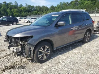 2018 Nissan Pathfinder SV z VIN 5N1DR2MM6JC651886, wystawiony jako Copart lot #61766805 z przebiegiem 167 215 mil mil oraz Szkoda całkowita • Salvage title. Historia ofert i sprzedaży dostępna na DreamBid. Obrazek 1.