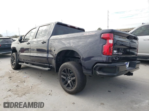 2024 Chevrolet Silverado 1500 Custom Trail Boss with VIN 3GCPDCEK8RG398601, listed as a Copart auction lot 88468505 with 933 mi miles and Salvage Title. Bid and sale history available at carsss.com. Image 2.