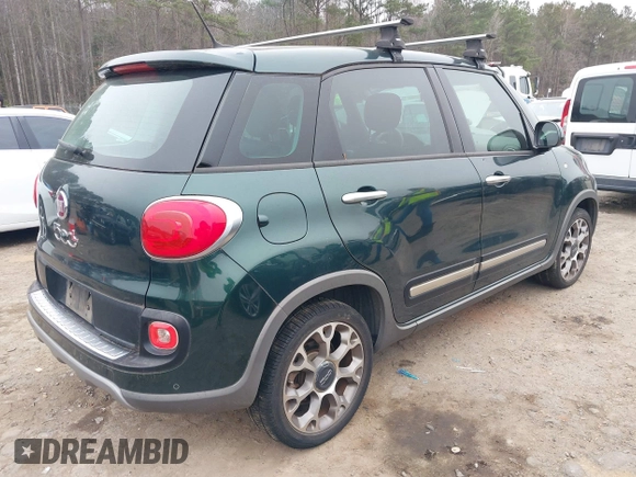 2014 FIAT 500L Trekking with VIN ZFBCFADH5EZ017349, listed as a IAAI auction lot 41528462 with 119,820 mi miles and . Bid and sale history available at DreamBid. Image 4.