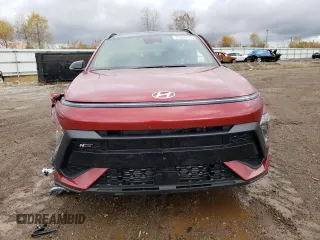 2024 Hyundai Kona N Line with VIN KM8HACA34RU118306, listed as a Copart auction lot 79687814 with 3,393 mi miles and Salvage Title. Bid and sale history available at DreamBid. Image 5.