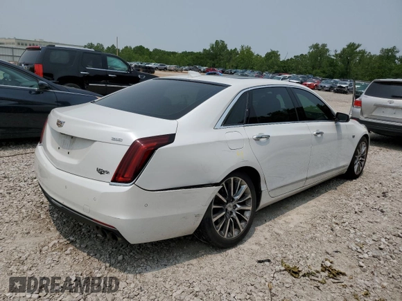 2017 Cadillac CT6 Premium Luxury AWD with VIN 1G6KF5RS4HU140696, listed as a Copart auction lot 59278895 with 131,703 mi miles and Salvage title. Bid and sale history available at DreamBid. Image 3.