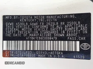 2014 Toyota Avalon Limited z VIN 4T1BK1EB6EU098479, wystawiony jako IAAI lot #42171736 z przebiegiem 92 290 mil mil oraz . Historia ofert i sprzedaży dostępna na DreamBid. Obrazek 9.