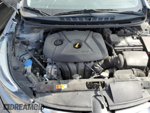 2016 Hyundai Elantra SE with VIN 5NPDH4AE1GH778977, listed as a Copart auction lot 47288054 with 51,064 mi miles and Salvage Title. Bid and sale history available at DreamBid. Image 11.