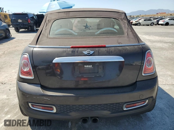 2013 MINI Convertible S with VIN WMWZP3C57DT551006, listed as a Copart auction lot 65291055 with 159,068 mi miles and Clean title. Bid and sale history available at DreamBid. Image 6.