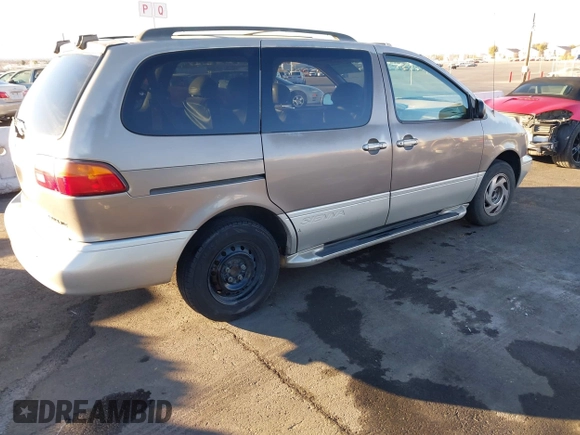 1998 Toyota Sienna LE z VIN 4T3ZF13C1WU051030, wystawiony jako IAAI lot #41259605 z przebiegiem 190 861 mil mil oraz . Historia ofert i sprzedaży dostępna na DreamBid. Obrazek 4.