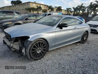 2018 Mercedes-Benz C C 300 with VIN WDDWJ4JB0JF720465, listed as a Copart auction lot 84248194 with 63,685 mi miles and Salvage Title. Bid and sale history available at carsss.com. Image 1.