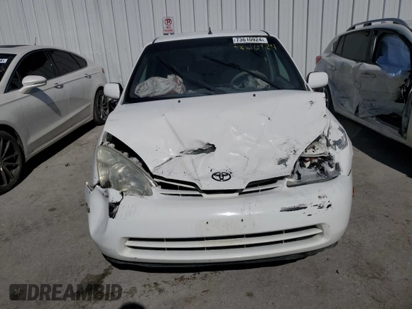 2001 Toyota Prius with VIN JT2BK12U210020625, listed as a Copart auction lot 73610924 with 0 mi miles and Salvage Title. Bid and sale history available at carsss.com. Image 5.