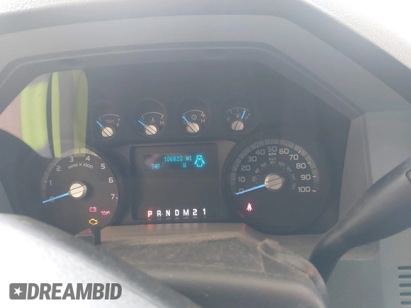 2013 Ford F-250 XL with VIN 1FT7W2B65DEA54347, listed as a IAAI auction lot 42509845 with 106,823 mi miles and . Bid and sale history available at DreamBid. Image 7.